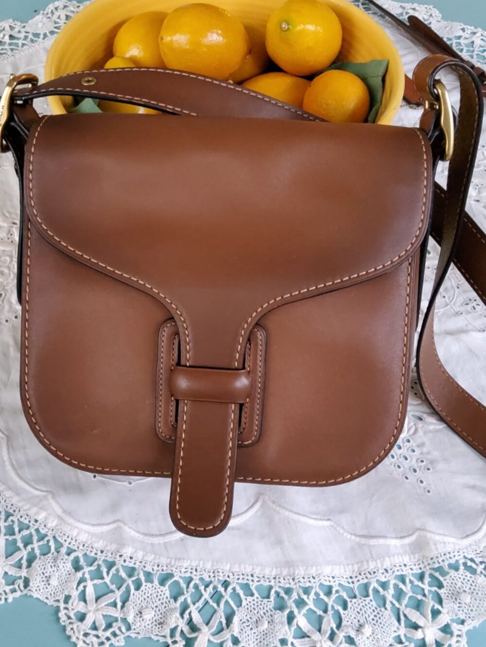 Coach Archival Collection Courier Bag 78805 Like New + Hangtag